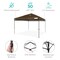 Best Choice Products 8x8ft Easy Setup Pop Up Canopy w/ 1-Button Setup, Wheeled Case, 4 Weight Bags